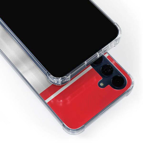Morocco Soccer Flag Galaxy A35 5G Clear Case